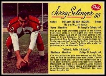 35 Jerry Selinger